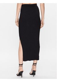 Calvin Klein Spódnica midi Iconic K20K205718 Czarny Slim Fit. Kolor: czarny. Materiał: syntetyk #3
