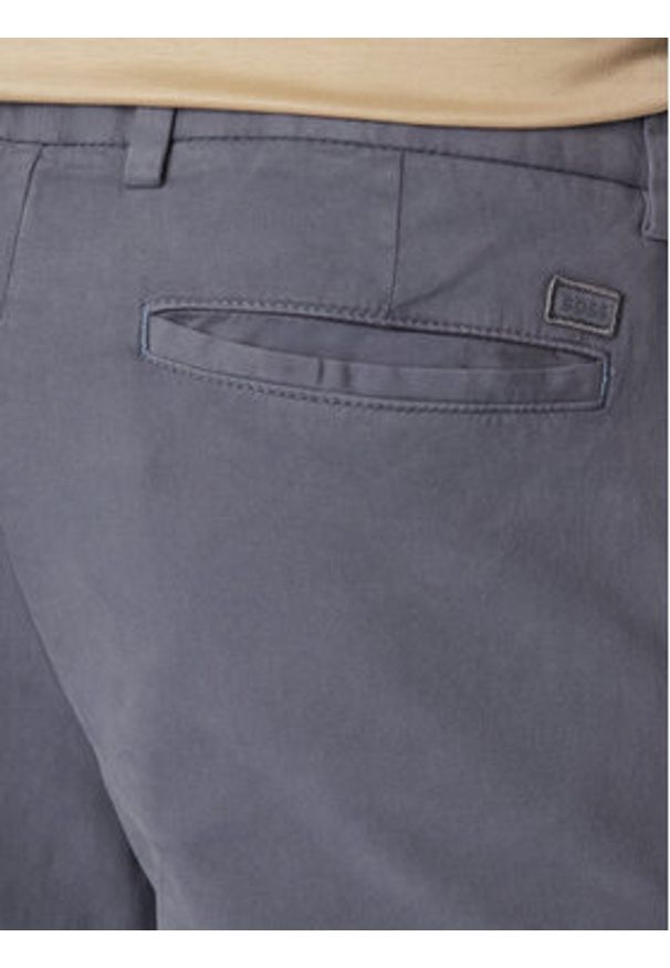 BOSS Chinosy H-Kaiton1 50543312 Niebieski Slim Fit. Kolor: niebieski. Materiał: bawełna