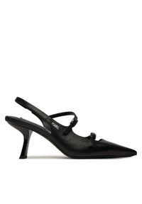 Karl Lagerfeld - KARL LAGERFELD Sandały KL33623 Czarny. Kolor: czarny. Materiał: skóra