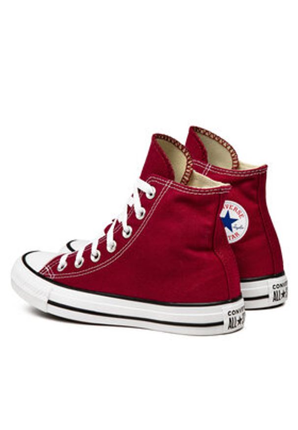 Converse Trampki All Star Hi Maroon M9613 Bordowy. Kolor: czerwony. Materiał: materiał. Model: Converse All Star