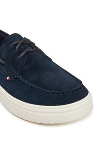 TOMMY HILFIGER - Tommy Hilfiger Półbuty Modern Light Hybrid Suede Boat S FM0FM05352 Granatowy. Kolor: niebieski. Materiał: skóra, zamsz