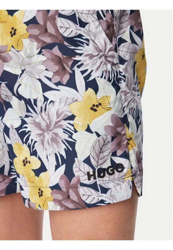 Hugo - HUGO Szorty kąpielowe Calala 50510061 Kolorowy Regular Fit. Materiał: syntetyk. Wzór: kolorowy