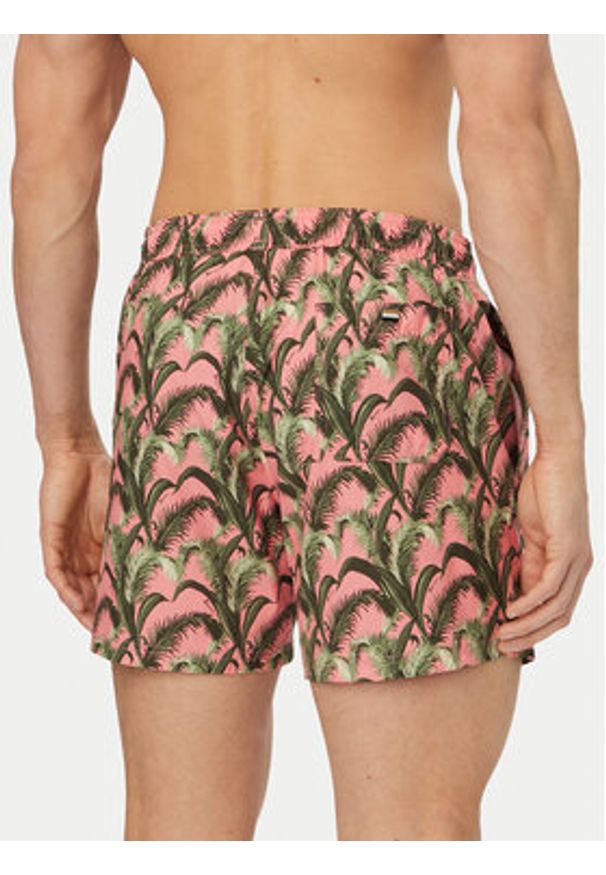 BOSS Szorty kąpielowe Pike 50561145 Różowy jasny Regular Fit. Kolor: różowy. Materiał: syntetyk