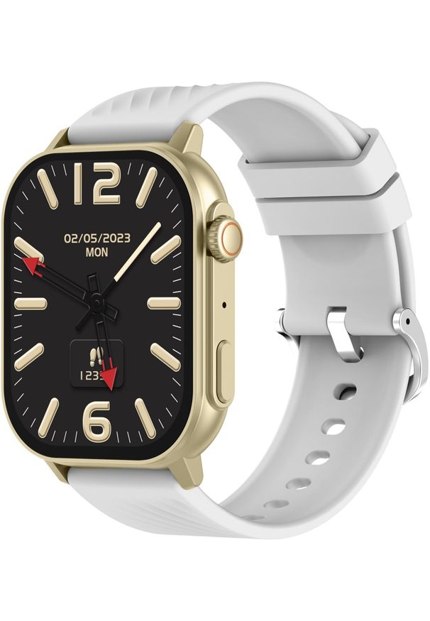 Smartwatch Gravity GT15-10 Biały. Rodzaj zegarka: smartwatch. Kolor: biały