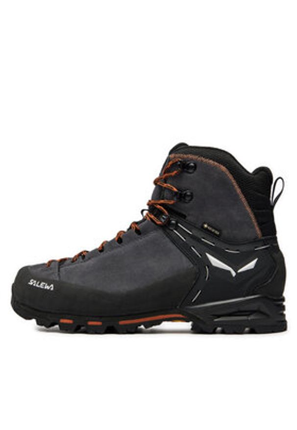 Salewa Trekkingi Mtn Trainer Classic Mid Gtx M 61426 Szary. Kolor: szary. Materiał: skóra, zamsz. Sport: turystyka piesza