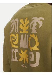 Quiksilver Bluza Salt Water Graphic EQYFT05127 Zielony Comfort Fit. Kolor: zielony. Materiał: bawełna #5