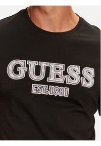 Guess T-Shirt M4BI45 I3Z14 Czarny Slim Fit. Kolor: czarny. Materiał: bawełna #5