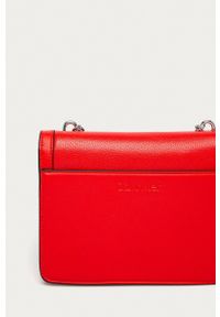 Calvin Klein - Torebka. Kolor: czerwony. Rodzaj torebki: na ramię #4