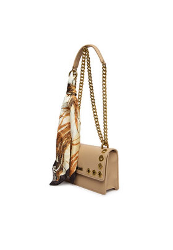 Just Cavalli Torebka 80RA4BF4 ZSB81 Beżowy. Kolor: beżowy. Materiał: skórzane