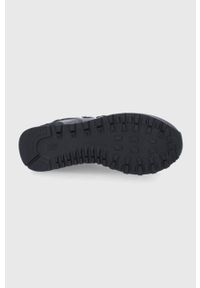 New Balance Buty skórzane WL574PW2 kolor czarny na płaskiej podeszwie. Nosek buta: okrągły. Zapięcie: sznurówki. Kolor: czarny. Materiał: skóra. Obcas: na płaskiej podeszwie. Model: New Balance 574 #4