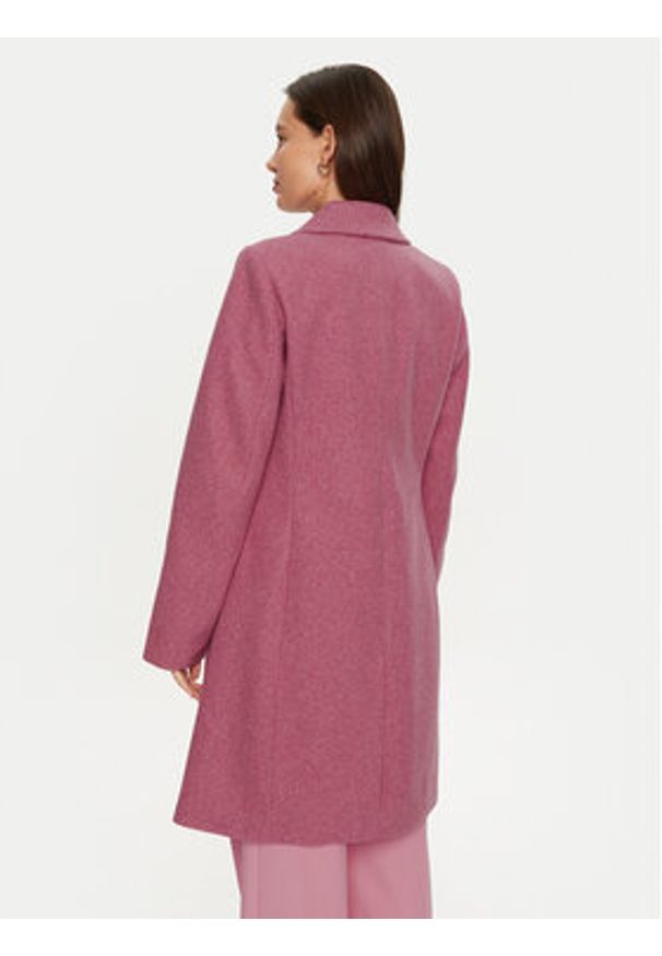 only - ONLY Płaszcz przejściowy Blake 15326290 Różowy Slim Fit. Kolor: różowy. Materiał: syntetyk
