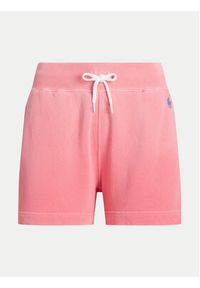 Polo Ralph Lauren Szorty sportowe 211935586001 Różowy Relaxed Fit. Kolor: różowy. Materiał: bawełna