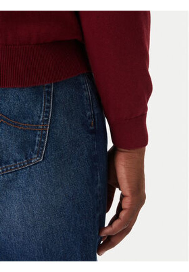 GANT - Gant Sweter 8030561 Czerwony Regular Fit. Kolor: czerwony. Materiał: bawełna