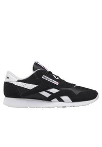 Buty do chodzenia męskie Reebok CL Nylon. Zapięcie: sznurówki. Kolor: czarny. Materiał: tkanina, zamsz, guma. Szerokość cholewki: normalna. Model: Reebok Nylon. Sport: turystyka piesza