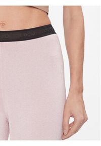 Liu Jo Sport Spodnie materiałowe TA4011 MS014 Różowy Bootcut Fit. Kolor: różowy. Materiał: wiskoza. Styl: sportowy