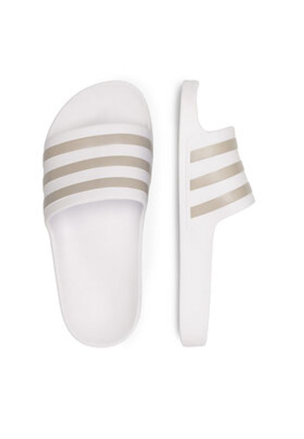 Adidas - adidas Klapki ADILETTE AQUA EF1730 Biały. Kolor: biały. Materiał: syntetyk