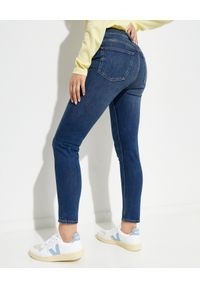 Ralph Lauren - RALPH LAUREN - Spodnie jeansowe High-Rise Skinny. Kolor: niebieski. Wzór: aplikacja #5
