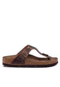 Birkenstock Japonki Gizeh Bs 0943813 Brązowy. Kolor: brązowy. Materiał: skóra, nubuk #3