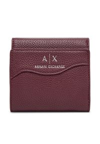 Mały Portfel Damski Armani Exchange. Kolor: czerwony