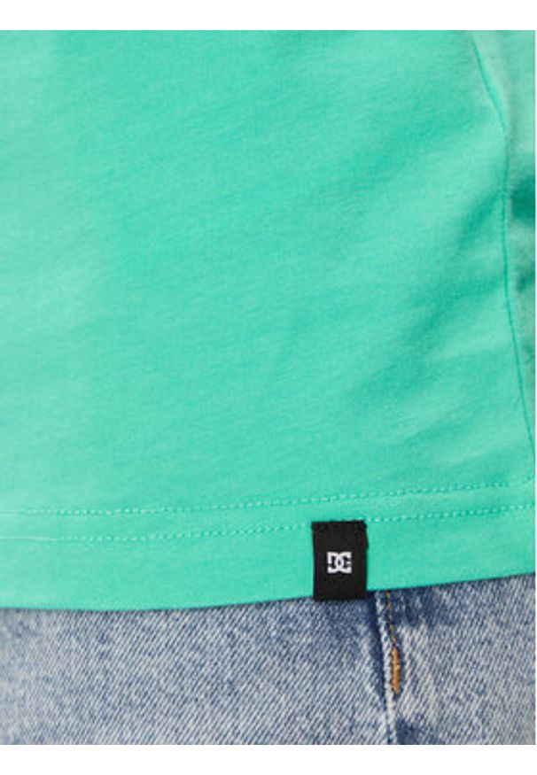 DC Shoes T-Shirt Chain Gang Tss ADYZT05348 Zielony Regular Fit. Kolor: zielony. Materiał: bawełna
