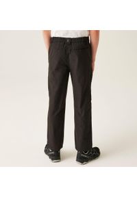 Regatta - Highton Winter Dziecięce wodoodporne spodnie turystyczne. Kolor: czarny. Sezon: zima, lato. Sport: turystyka piesza #2