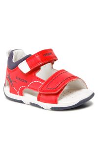 Sandały Geox B S.Tapuz B. B B150XB 05410 C7217 Red/Navy. Kolor: czerwony. Materiał: skóra