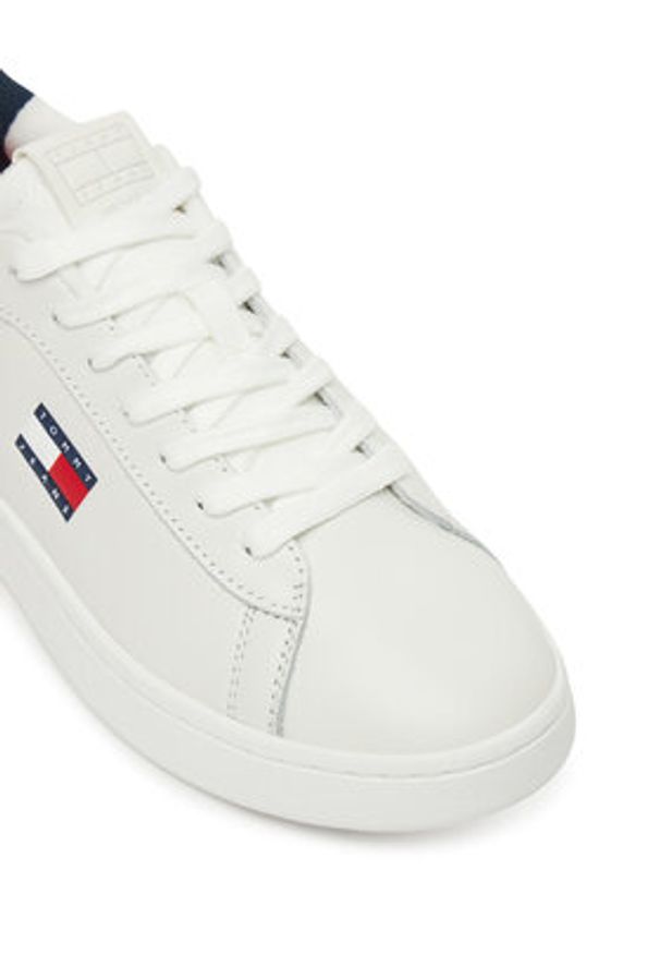 Tommy Jeans Sneakersy Archive' 98 EN0EN02815 Biały. Kolor: biały. Materiał: skóra