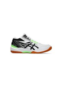 Buty siatkarskie męskie Asics Gel Task Mt 3. Zapięcie: sznurówki. Kolor: czarny, biały, wielokolorowy. Materiał: syntetyk, materiał. Szerokość cholewki: normalna. Sport: siatkówka