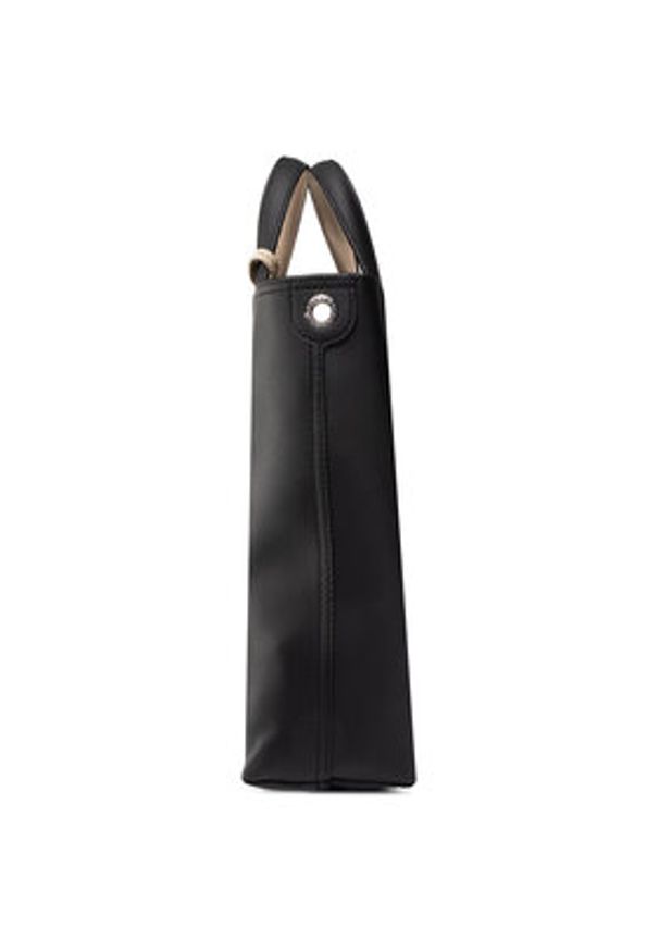 Lacoste Torebka Vertical Shopping Bag NF2991AA Czarny. Kolor: czarny. Materiał: skórzane