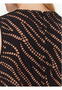MICHAEL Michael Kors Sukienka codzienna MS381M48CT Czarny Regular Fit. Okazja: na co dzień. Kolor: czarny. Materiał: bawełna. Typ sukienki: proste. Styl: casual