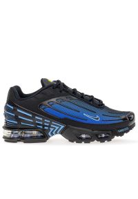 Buty Nike Air Max Plus III FB8025-001 - niebiesko-czarne. Kolor: niebieski, wielokolorowy, czarny. Materiał: materiał, syntetyk, guma. Szerokość cholewki: normalna. Sezon: lato. Model: Nike Air Max #1