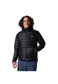 MOUNTAIN HARDWEAR - Kurtka z kapturem Mountain Hardwear Ghost Whisperer/2. Typ kołnierza: kaptur. Kolor: czarny. Materiał: puch. Sport: turystyka piesza #1