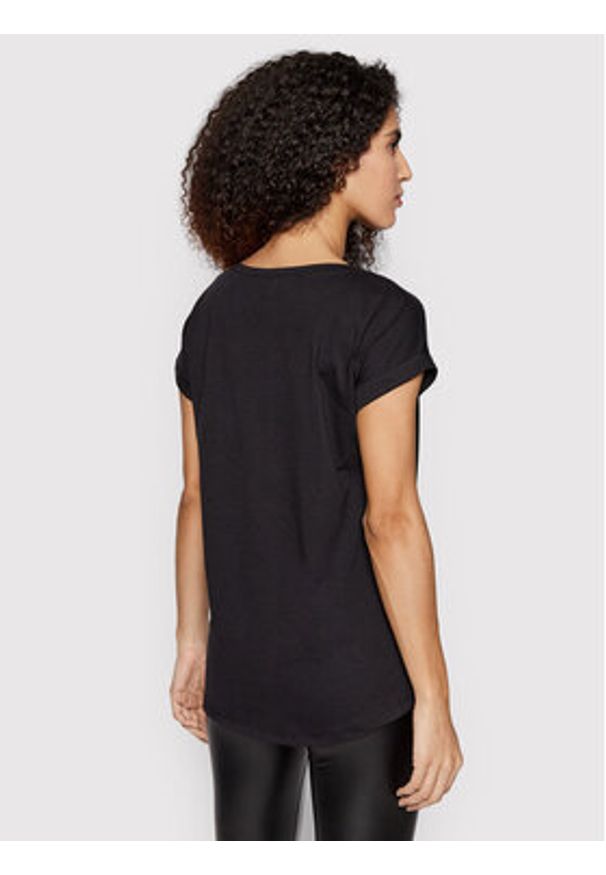Vila T-Shirt Dreamers 14083083 Czarny Boxy Fit. Kolor: czarny. Materiał: bawełna, syntetyk