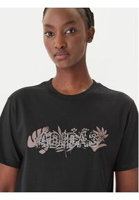 Adidas - adidas T-Shirt Animal Graphic KB7147 Czarny Regular Fit. Kolor: czarny. Materiał: bawełna #3