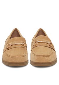 DeeZee Loafersy DS1590-2 Beżowy. Kolor: beżowy. Materiał: materiał #7