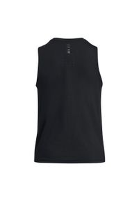 Damski tank top Under Armour Laser. Kolor: czarny. Sport: bieganie