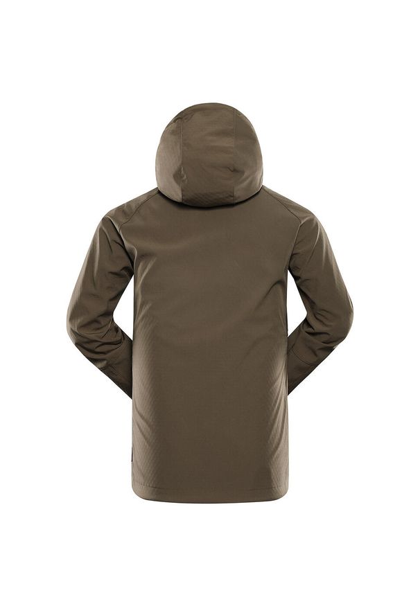 ALPINE PRO - Kurtka softshell męska Alpine Pro Hoor. Kolor: zielony. Materiał: softshell. Sport: turystyka piesza