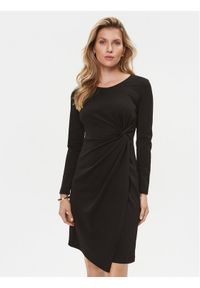 Rinascimento Sukienka koktajlowa CFC0115578003 Czarny Regular Fit. Kolor: czarny. Materiał: syntetyk. Styl: wizytowy