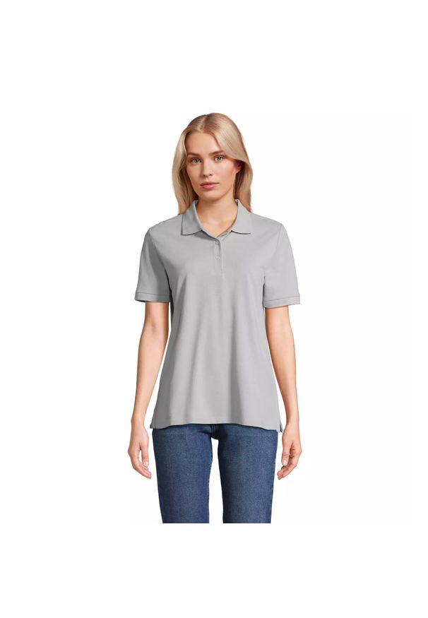 SOL'S - Damska koszulka polo Sol's Pacific. Okazja: na co dzień. Typ kołnierza: polo. Kolor: wielokolorowy, niebieski, szary. Styl: casual, elegancki