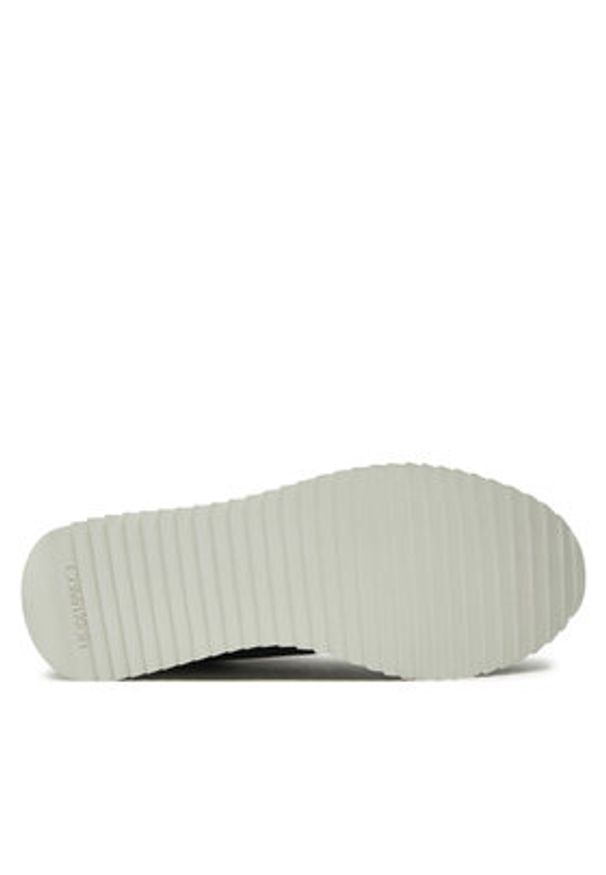 Calvin Klein Sneakersy Runner Lace Up - Mono Mix HW0HW02294 Czarny. Kolor: czarny. Materiał: skóra