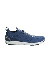 Buty do chodzenia męskie Jack Wolfskin Spirit Knit Low. Kolor: niebieski. Materiał: syntetyk, tkanina, materiał. Szerokość cholewki: normalna. Sport: turystyka piesza