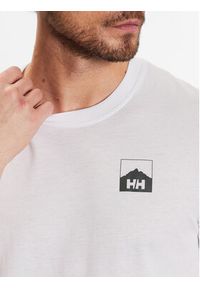 Helly Hansen T-Shirt Nord Graphic 62979 Biały Regular Fit. Kolor: biały. Materiał: syntetyk