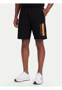 EA7 Emporio Armani Szorty sportowe 7M002421 AF13512 UC001 Czarny Slim Fit. Kolor: czarny. Materiał: bawełna. Styl: sportowy #1