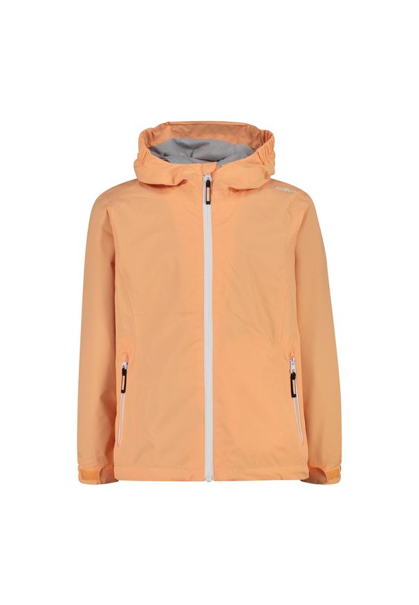 Kurtka dziecięca turystyczna CMP 39X7985. Kolor: żółty, wielokolorowy, pomarańczowy. Styl: sportowy. Sport: turystyka piesza