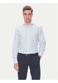 Baldessarini Koszula B3 10012.3710 Błękitny Regular Fit. Kolor: niebieski. Materiał: bawełna