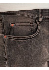 Redefined Rebel Szorty jeansowe Stockholm 226131 Czarny Slim Fit. Kolor: czarny. Materiał: bawełna