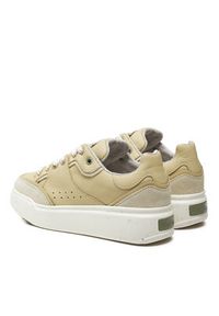 Max Mara Sneakersy Activegreen 2414761111 Beżowy. Kolor: beżowy. Materiał: skóra #4