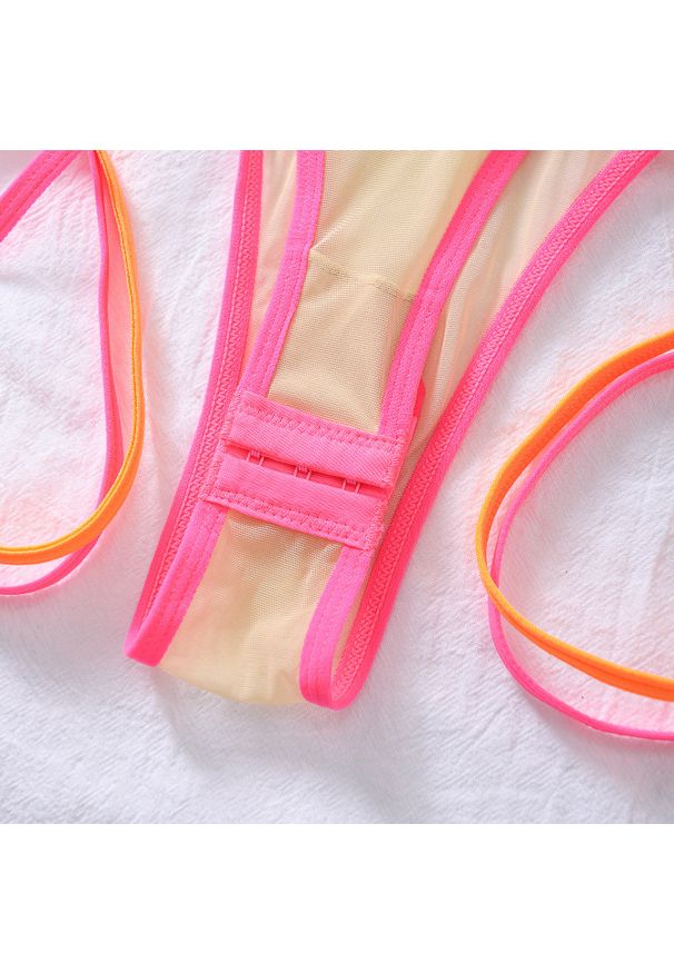 Intica - Body z tiulu na romantyczne wieczory Laeticia. Kolor: wielokolorowy. Materiał: tiul