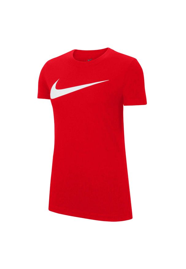 Nike - Koszulka Damska Park 20 DriFIT. Kolor: czerwony. Sport: turystyka piesza