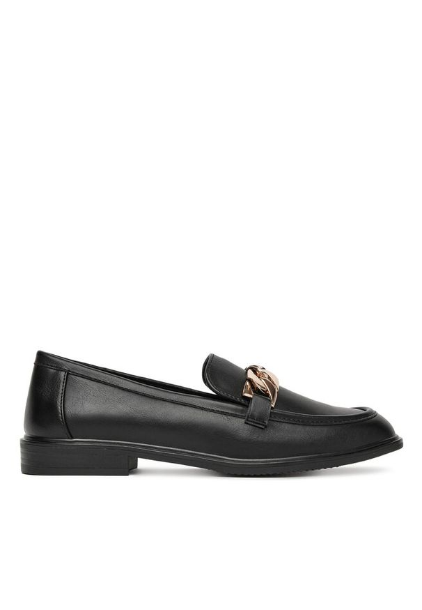 Loafersy DeeZee. Kolor: czarny